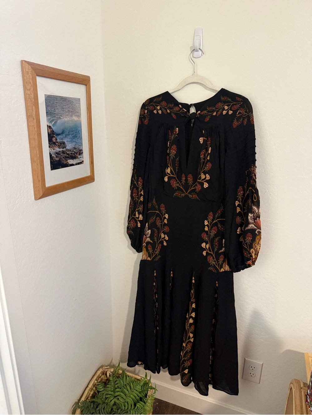 Farm Rio Berry Garden Long Sleeve Dress - Picture 4 of 7
